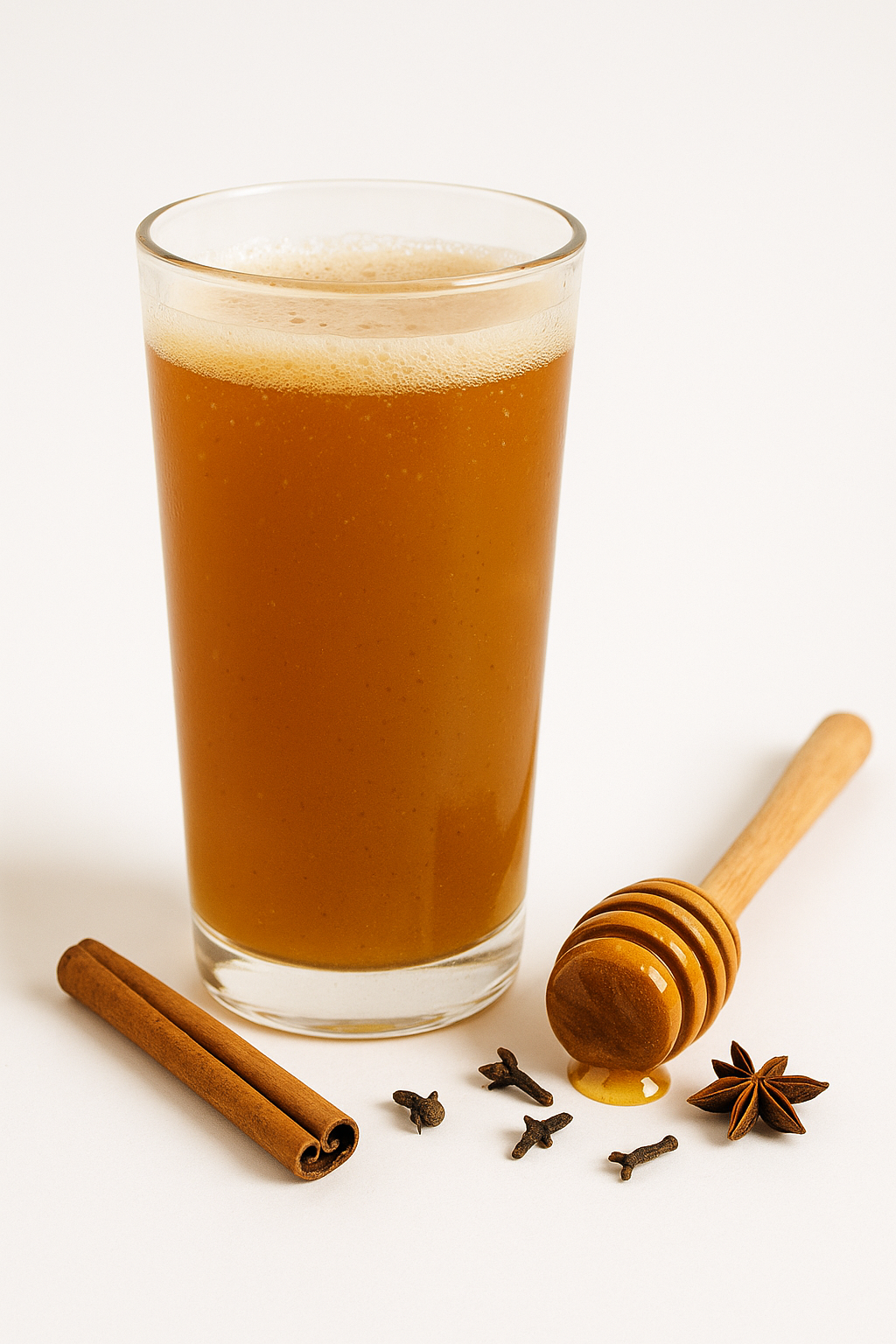 Tepache con miel y especias